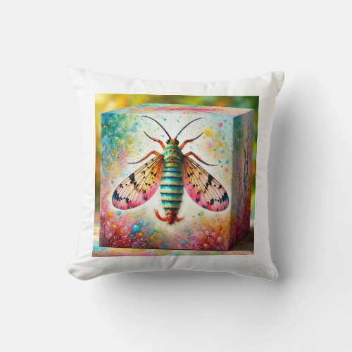 Scorpionfly Beauty 180624AREF113 _ Watercolor Throw Pillow