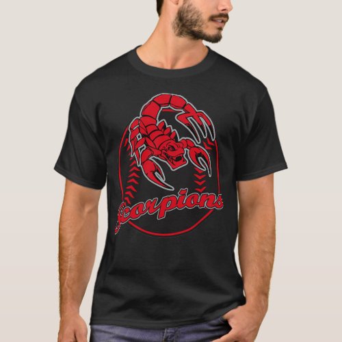 Scorpions Baseball Logo T_Shirt