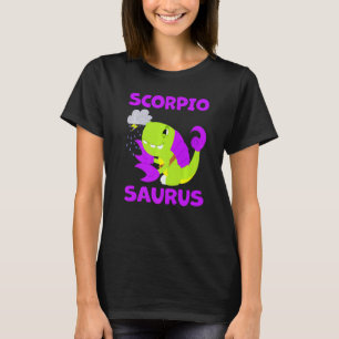 Scorpiosaurus Scorpio Zodiac Sign Scorpion T Rex D T-Shirt