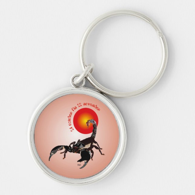 Scorpiun 24 oct. fin 22 nov. Schlüsselanhänger Keychain (Front)