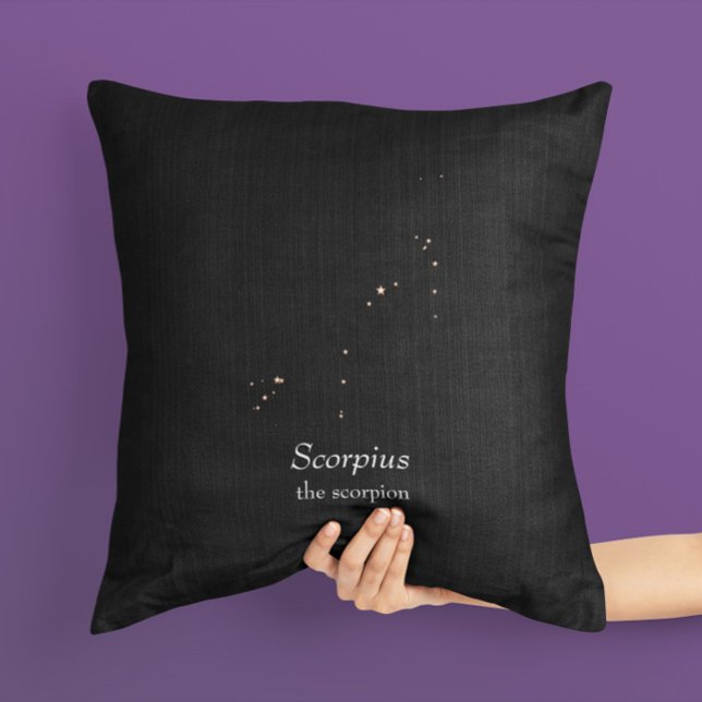 Scorpius Constellation Throw Pillow (Creator Uploaded)