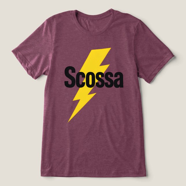 Scossa Tri-Blend Shirt (Design Front)