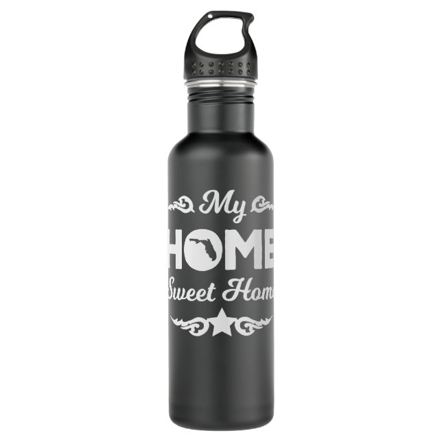 scotch blended whiskey brand stainless steel water bottle (Front)