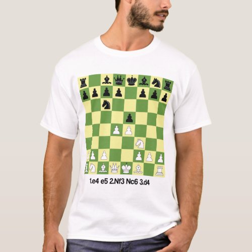Scotch Game Chess Openings Shirt Chess Gift