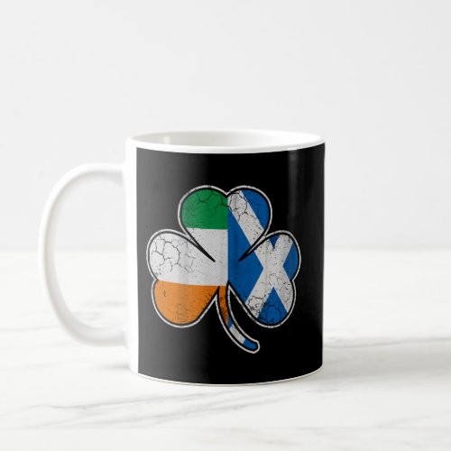 Scotch Irish Shamrock Scottish St Patricks Day Coffee Mug