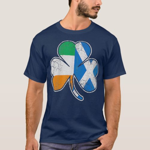 Scotch Irish Shamrock Scottish St Patricks Day T_Shirt