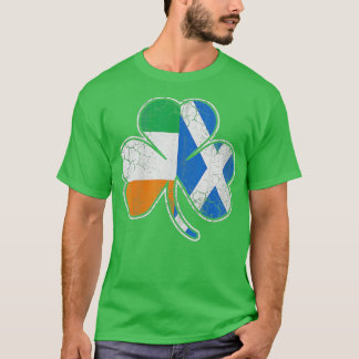 Scotch Irish Shamrock Scottish St Patricks Day  T-Shirt