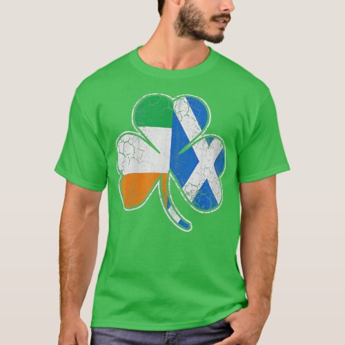 Scotch Irish Shamrock Scottish St Patricks Day  T_Shirt