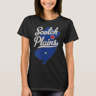 Scotch Plains New Jersey Nj Map T-Shirt