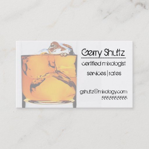 Customizable Scotch Professional Business Cards