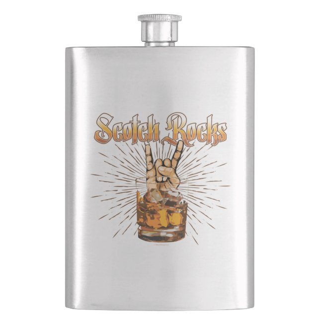 Scotch Rocks Flask (Front)