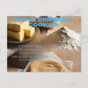 scotch shortbread cookie Postcard