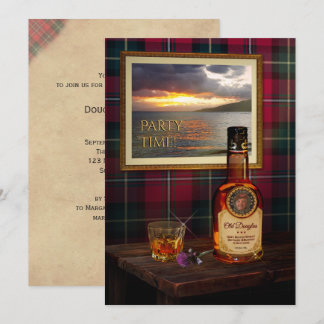 Scotch Whisky Birthday Invitation (customizable)