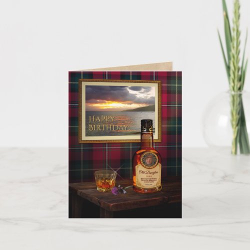 Scotch Whisky Card wout your text and photo