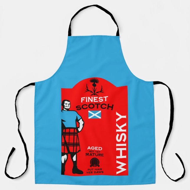 Scotch Whisky Drinker Apron (Front)