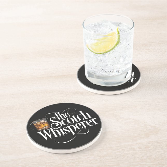 Scotch Whisperer Drink Coaster (Side)