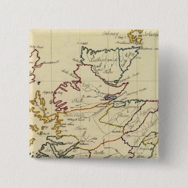 Scotland 11 pinback button (Front)