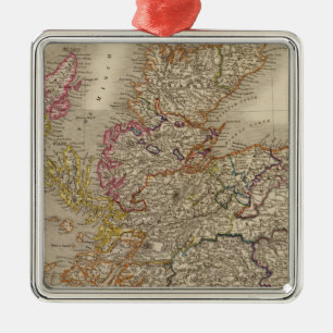 Scotland 12 metal ornament