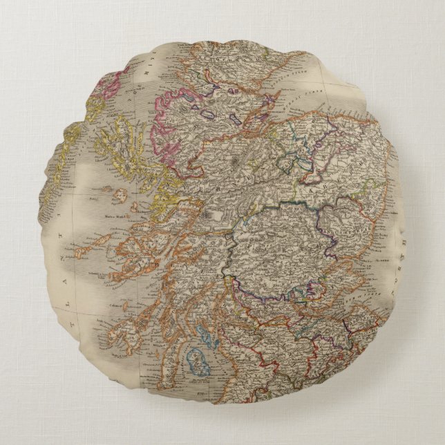 Scotland 12 round pillow (Front)