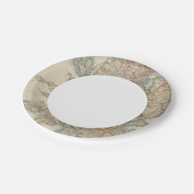 Scotland 3 paper plates (Angled)