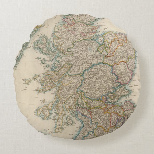 Scotland 3 round pillow (Front)