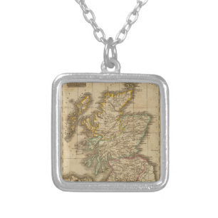 Scotland 4 silver plated necklace