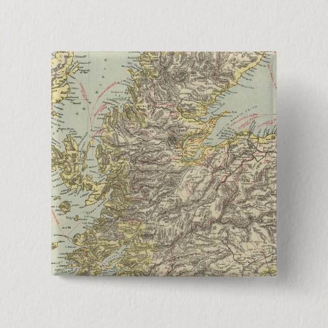 Scotland 5 pinback button (Front)