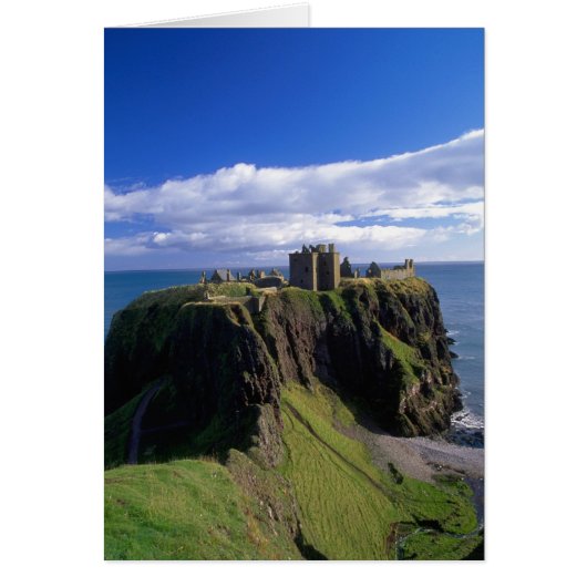 Scotland, Aberdeen. Dunnotar Castle. (Front)