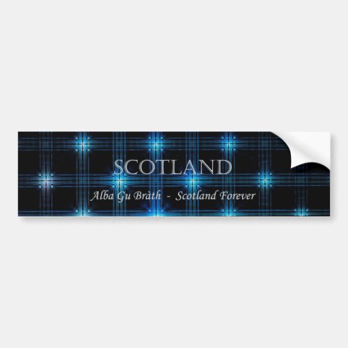 SCOTLAND    Alba gu brth _ Scotland forever Bumper Sticker