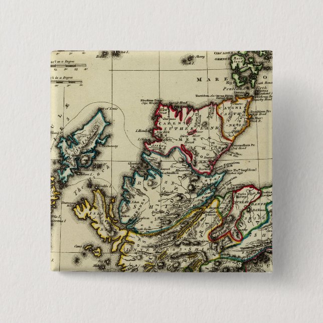 Scotland ancient, modern button (Front)