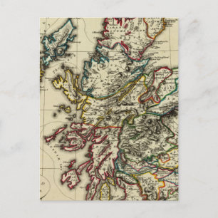 Scotland ancient, modern postcard
