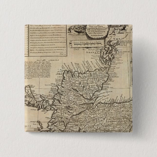 Scotland and Northern Britain Button (Front)