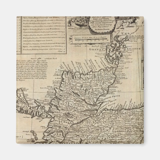 Scotland and Northern Britain Magnet (Front)