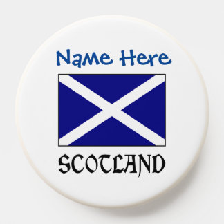Scotland and Scot Flag Blue Personalization  PopSocket