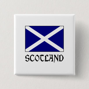 Scotland and Scot Flag Button