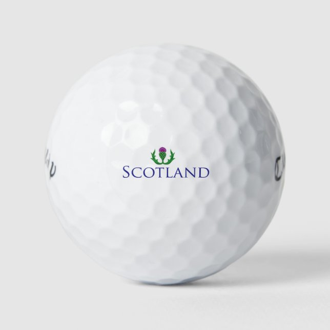 Scotland and Thistle Golf Balls (Front)