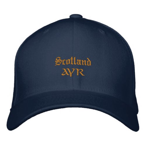 Scotland  AYR fashion  Scottish Patriots Embroidered Baseball Cap