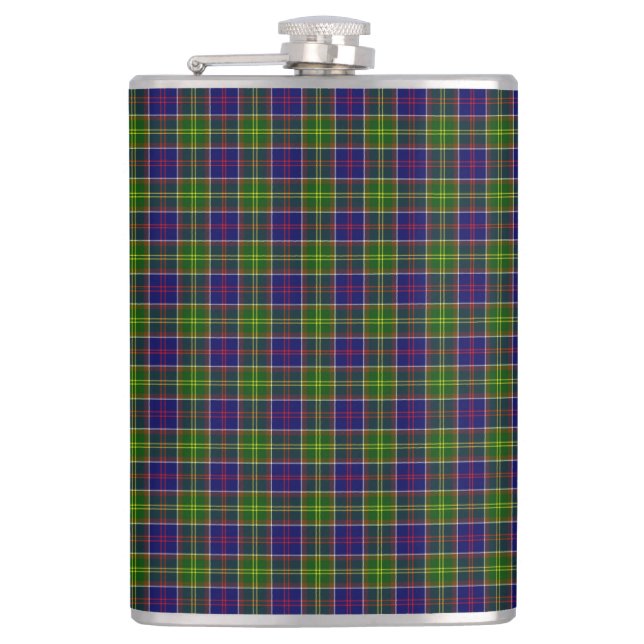 Scotland Ayrshire District Tartan Flask (Front)