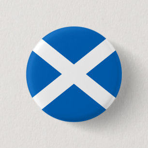 Scotland Badge - Cross of St. Andrew Button