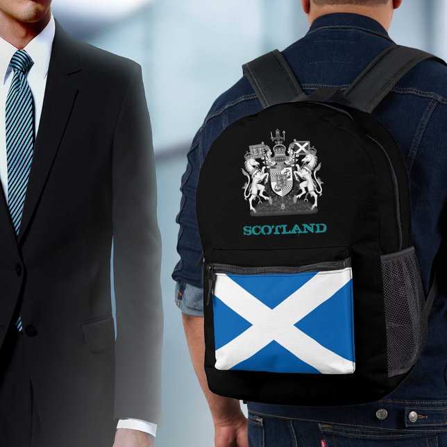 Scotland bag, Scottish flag, emblem /patriots Printed Backpack (Creator Uploaded)