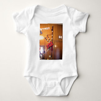 Scotland Bagpipe Tartan Plaid Musical Instrument Baby Bodysuit