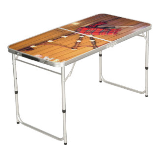 Scotland Bagpipe Tartan Plaid Musical Instrument Beer Pong Table