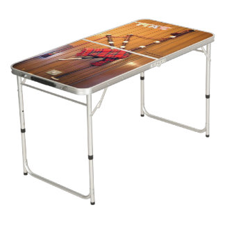 Scotland Bagpipe Tartan Plaid Musical Instrument Beer Pong Table