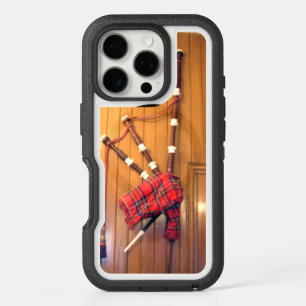 Scotland Bagpipe Tartan Plaid Musical Instrument iPhone 16 Pro Case