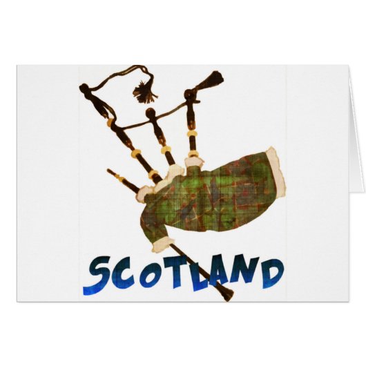 Scotland Bagpipes Cards (Front Horizontal)