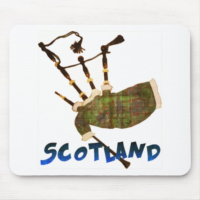 Scotland Bagpipes Mouse Pad (Front)