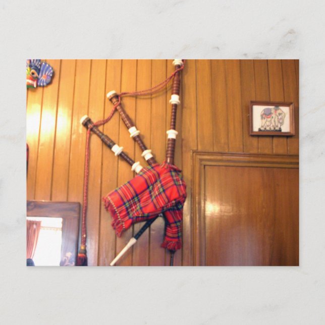 Scotland bagpipes music cards Customize Product (Front)