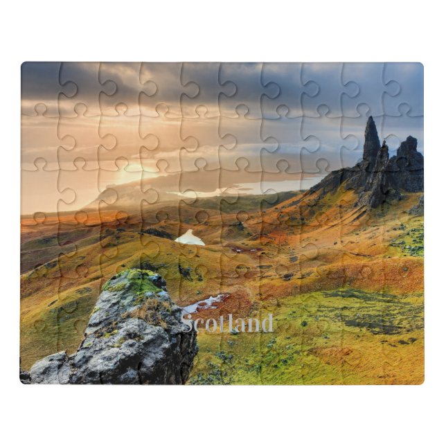 Scotland, beautiful mountain landscape  jigsaw puzzle (Puzzle Horizontal)