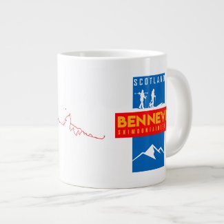 SCOTLAND – BEM NEVIS SKIMOUNTAINEERING GIANT COFFEE MUG