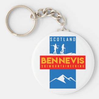 SCOTLAND – BEM NEVIS SKIMOUNTAINEERING KEYCHAIN